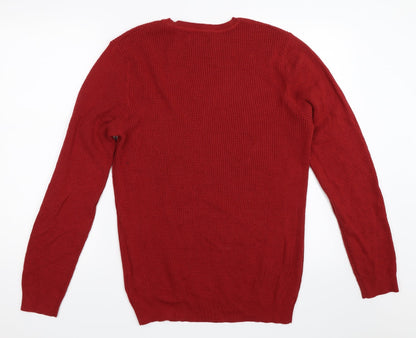 Debenhams Mens Red   Pullover Jumper Size S