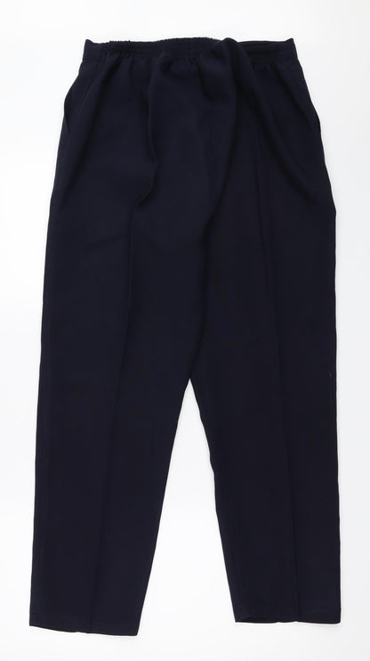Preworn Womens Blue   Trousers  Size 14 L27 in