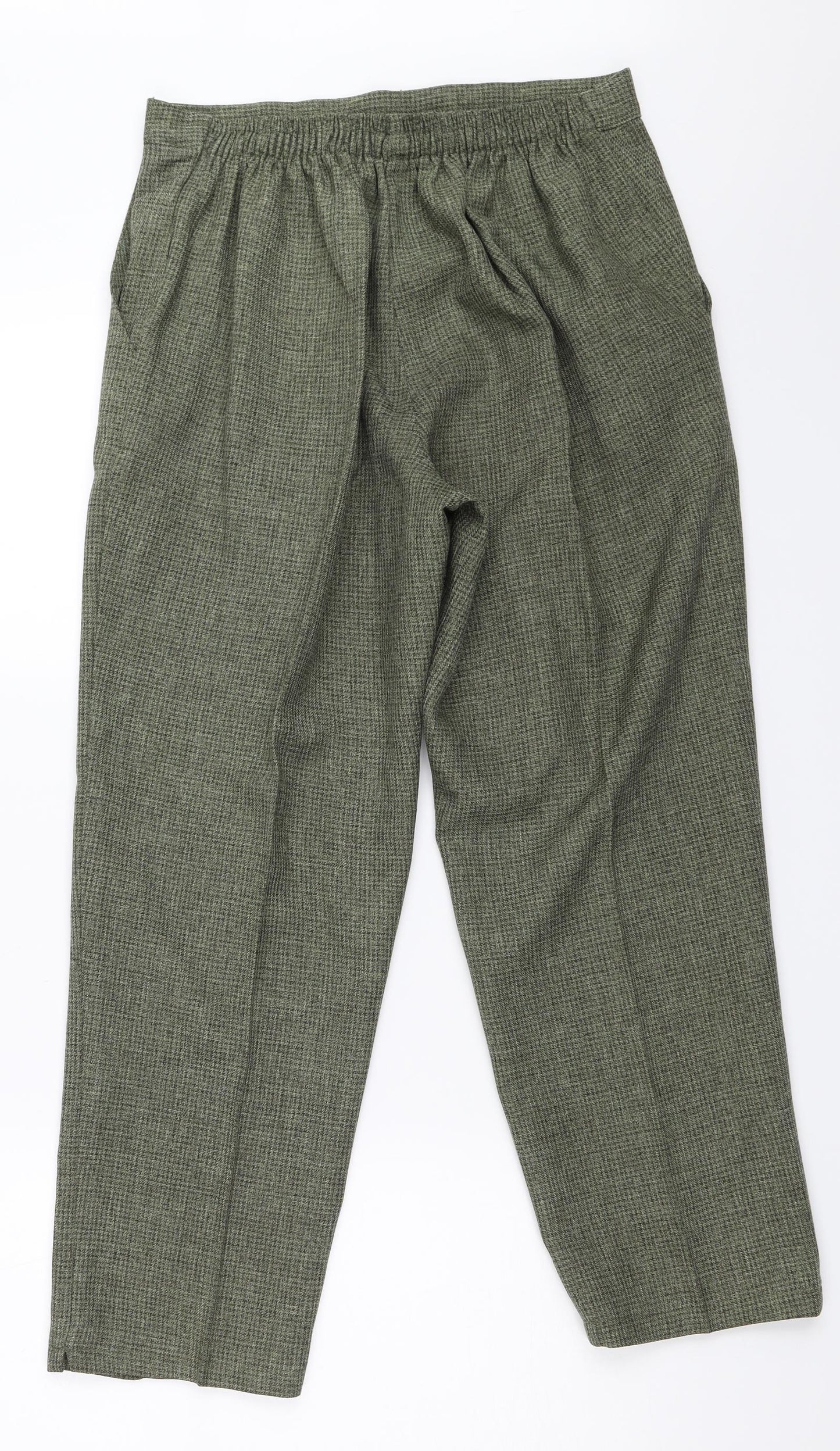 Preworn Womens Green   Trousers  Size 14 L25 in