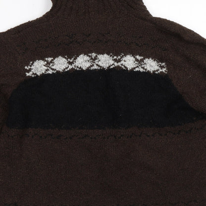Preloved Ze-Ze Womens Brown   Cardigan Jumper Size L - Label
