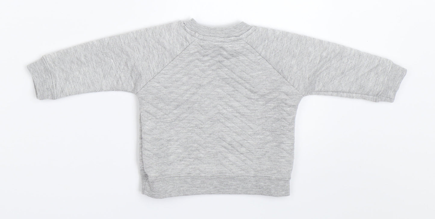 Earlydays Boys Grey   Pullover Jumper Size 0-3 Months