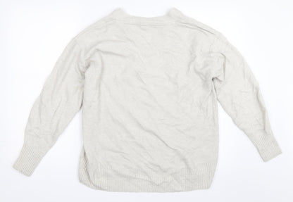H&M Womens Beige   Pullover Jumper Size S