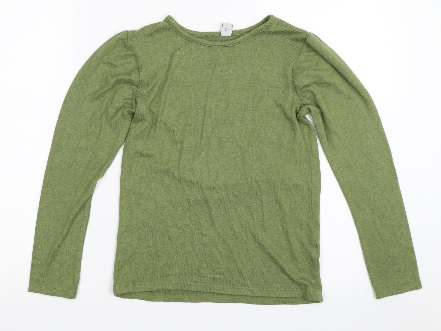 TU Girls Green   Pullover Jumper Size 10 Years