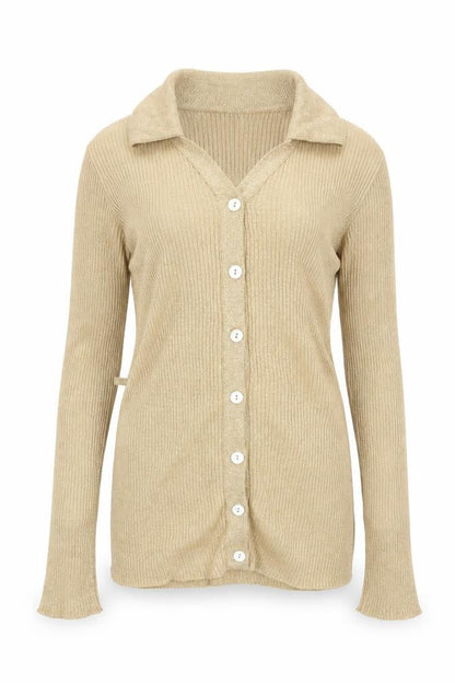 BHS Girls Gold   Cardigan Jumper Size 11-12 Years
