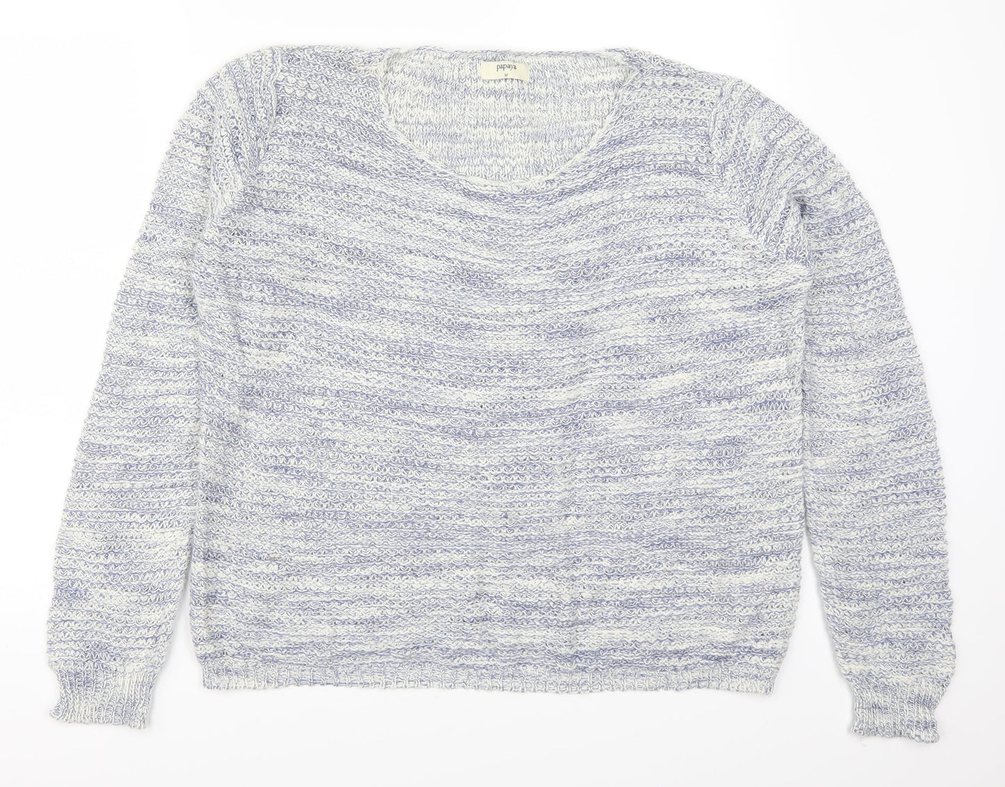 Papaya Womens Blue   Pullover Jumper Size M