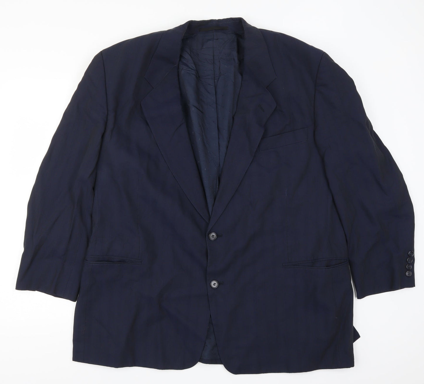 MODENA Mens Blue   Jacket Suit Jacket Size 46