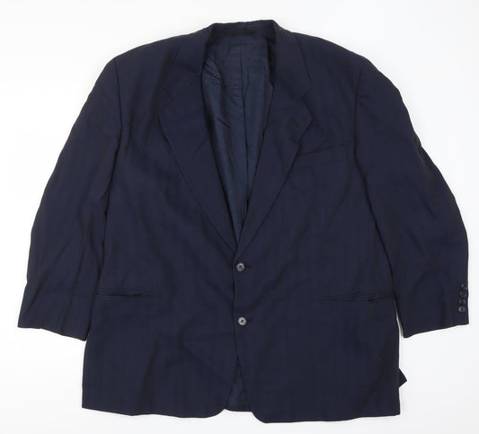 MODENA Mens Blue   Jacket Suit Jacket Size 46