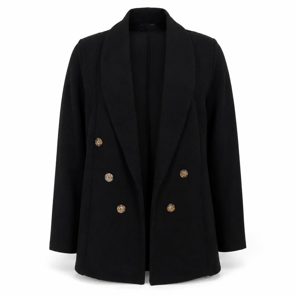 PRETTYLITTLETHING Womens Black   Jacket Blazer Size 6