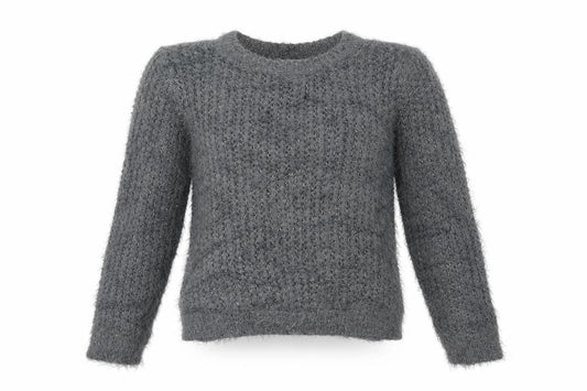 H&M Girls Grey  Knit Pullover Jumper Size 10 Years