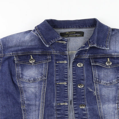 reality Womens Blue  Denim Jacket  Size S