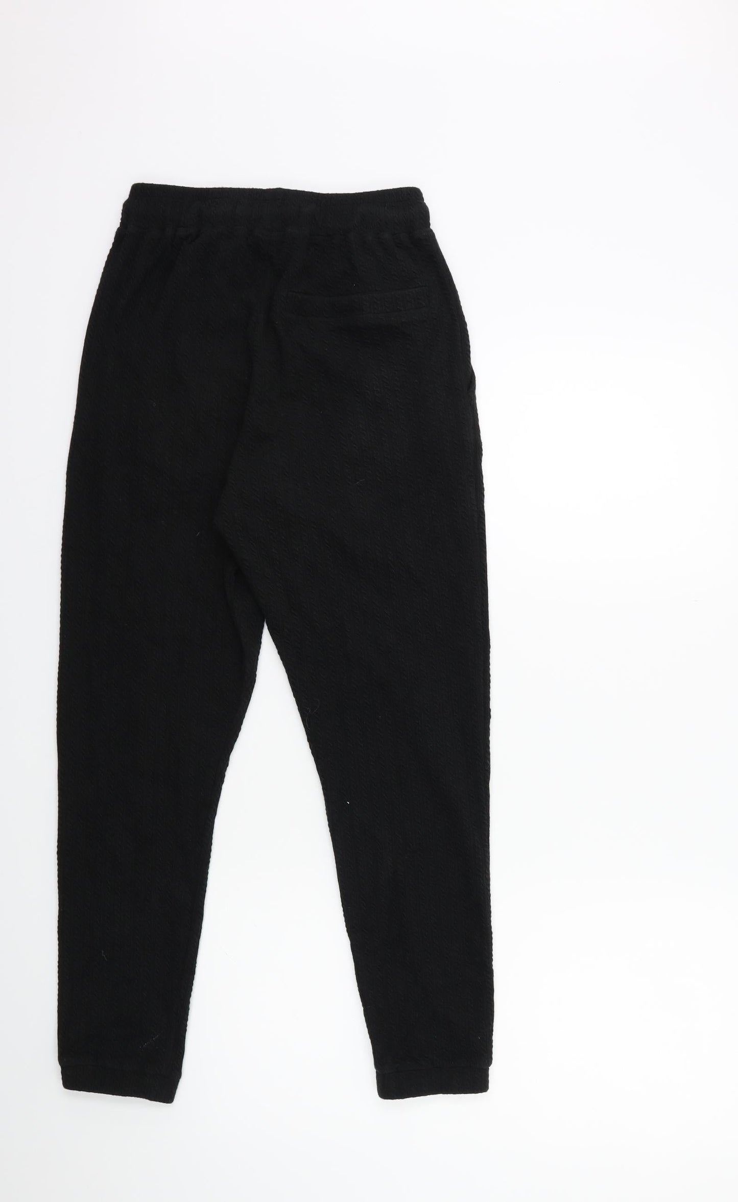 Preworn Womens Black   Sweatpants Trousers Size S L25 in