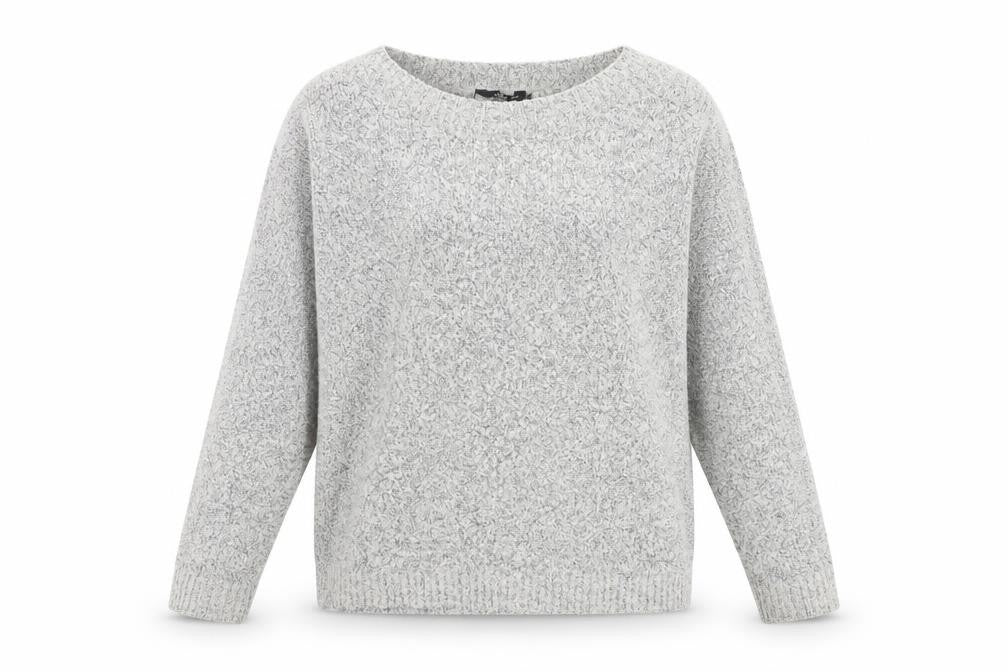 M&Co Womens Grey  Knit Pullover Jumper Size 12