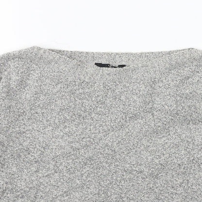 M&Co Womens Grey  Knit Pullover Jumper Size 12