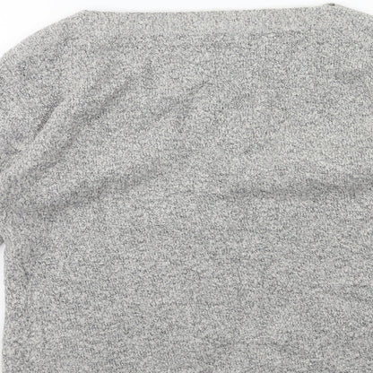 M&Co Womens Grey  Knit Pullover Jumper Size 12