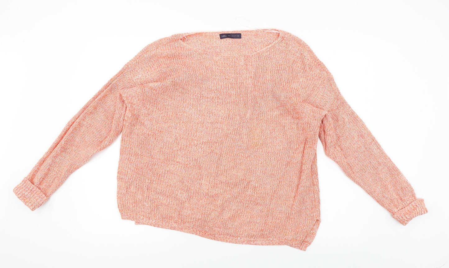Marks and Spencer  Womens Orange   Pullover Jumper Size L