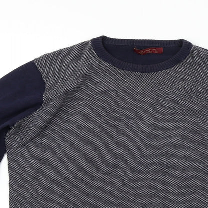 Springfield  Mens Blue   Pullover Jumper Size S