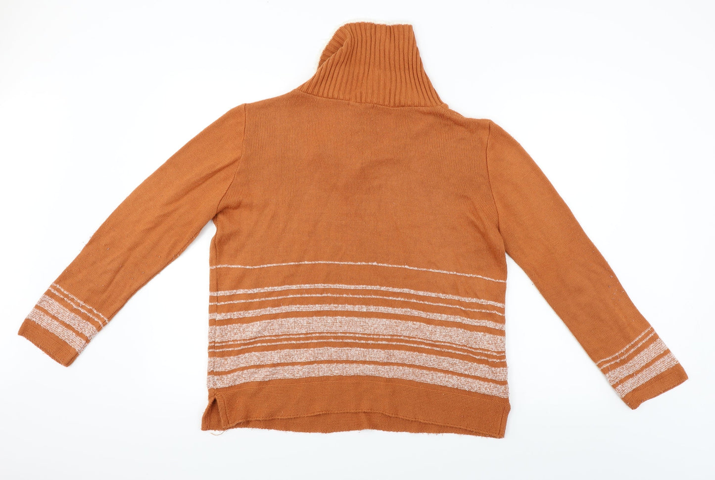 victoria eve Womens Orange   Pullover Jumper Size M