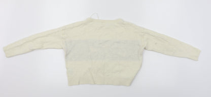 GU Girls Ivory   Pullover Jumper Size S
