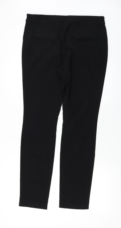 Papaya Womens Black   Trousers  Size 12 L27 in