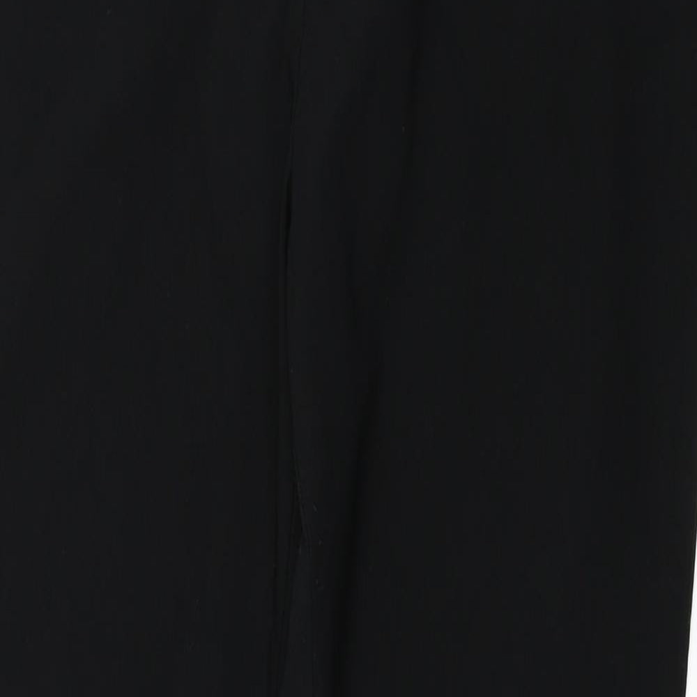 Papaya  Womens Black   Trousers  Size 12 L27 in