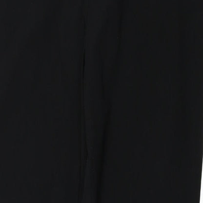 Papaya Womens Black   Trousers  Size 12 L27 in
