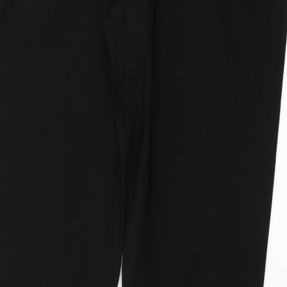 Papaya  Womens Black   Trousers  Size 12 L27 in