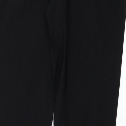 Papaya Womens Black   Trousers  Size 12 L27 in