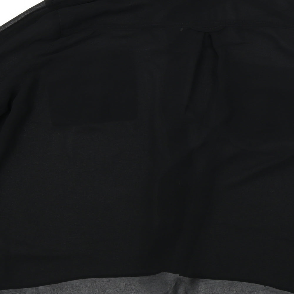 New Look  Womens Black   Basic Button-Up Size 14