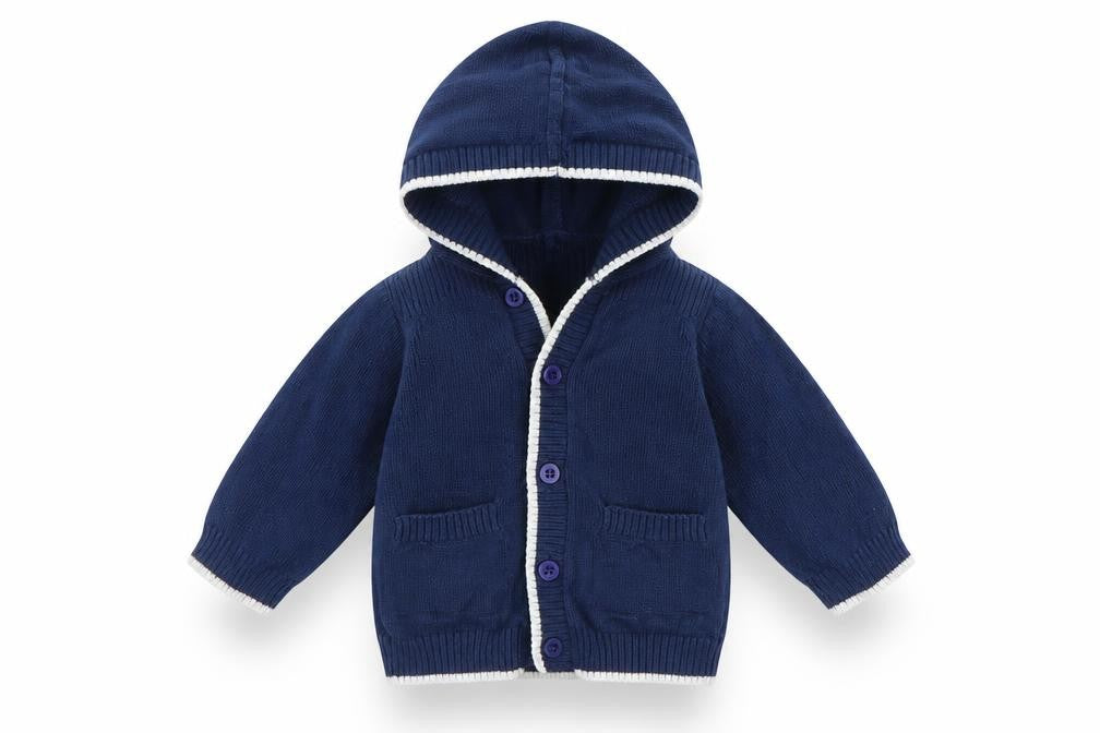 Marks & Spencer Boys Blue   Cardigan Jumper Size 3-6 Months