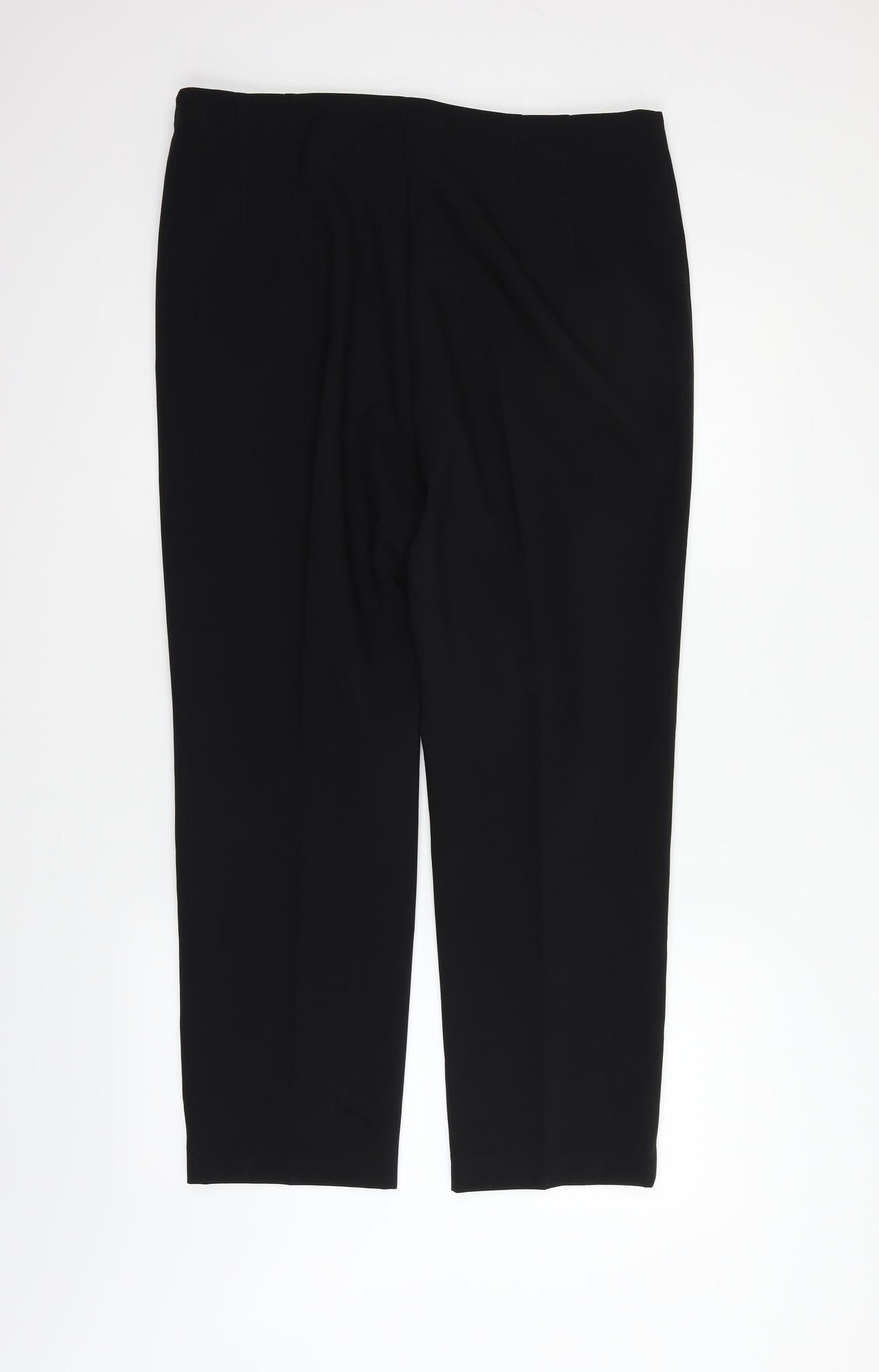 Marks and Spencer Womens Black   Trousers  Size 14 L25 in