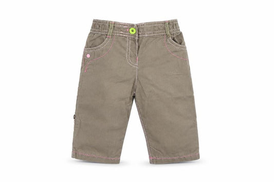 Marks & Spencer Girls Beige   Track Pants Trousers Size 3-6 Months