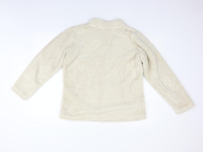 Preloved F&F Womens Beige   Pullover Jumper Size M - Back