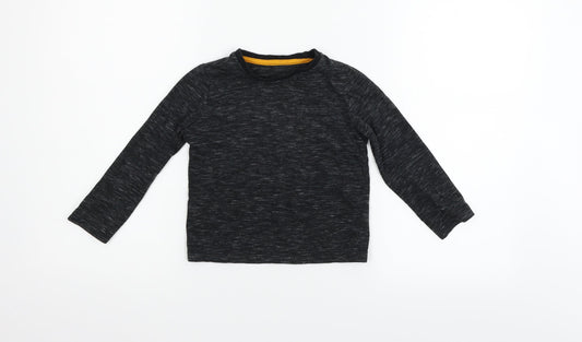 Nutmeg Boys Black   Basic T-Shirt Size 3-4 Years