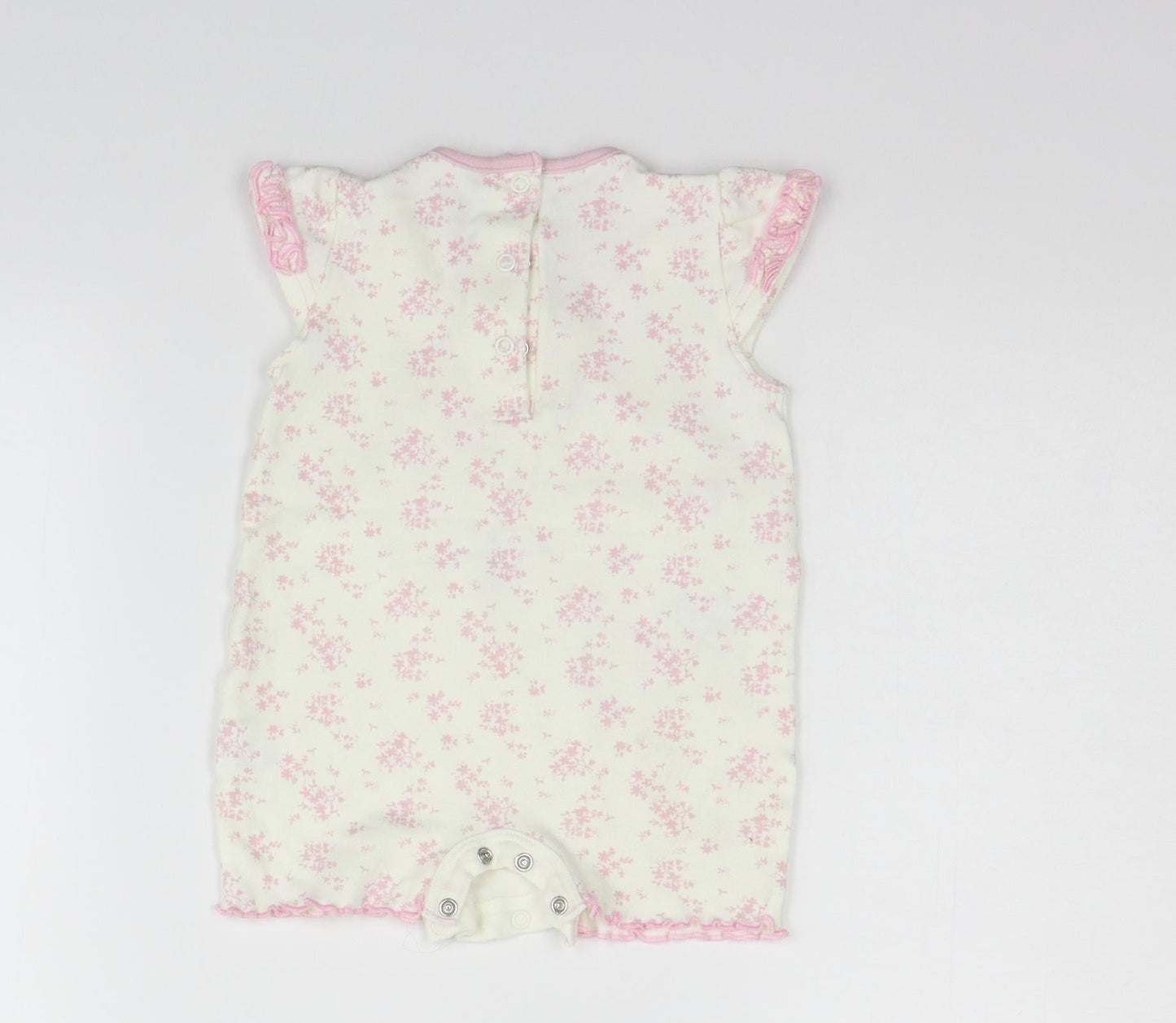 NEXT Girls White Geometric  Fit & Flare  Size 3-6 Months