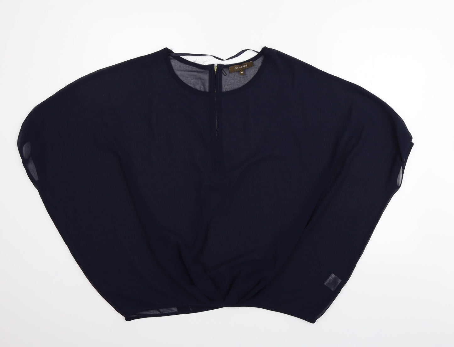 Et Vous Womens Blue   Basic Blouse Size M