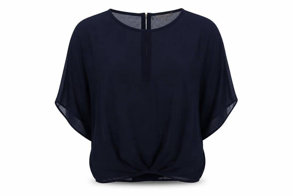 Et Vous Womens Blue   Basic Blouse Size M