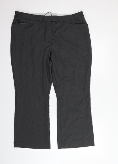 Tu Womens Grey   Trousers  Size 20 L26 in