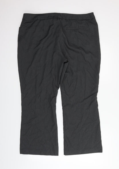 Tu Womens Grey   Trousers  Size 20 L26 in
