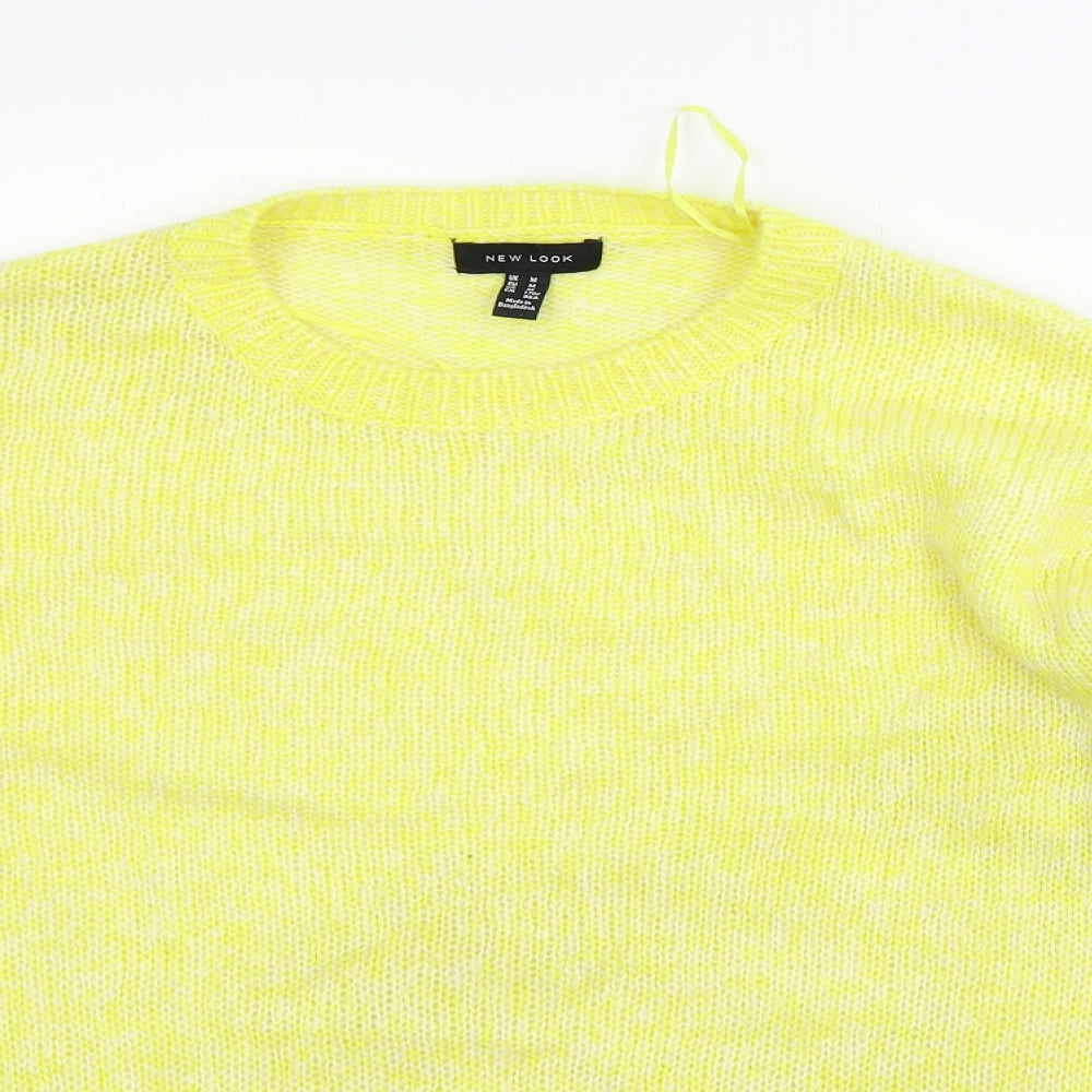 Primark Womens White   Henley Jumper Size M