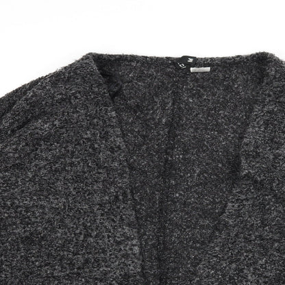 Preloved Divided Womens Grey  Knit Cardigan Jumper Size M - Detail