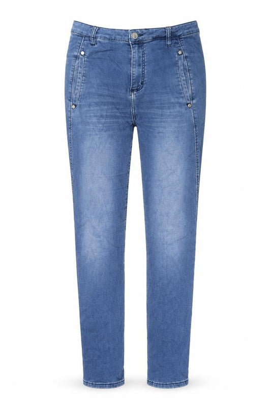 Womens Blue  Denim Skinny Jeans Size 34 in L31 in