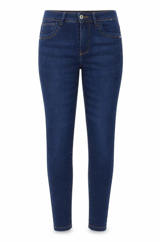Denim & Co. Womens Blue  Denim Skinny Jeans Size 8 L26 in