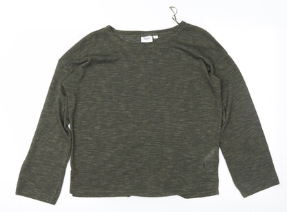 Preloved Saint Tropez Clothing Womens Green   Pullover Jumper Size S - Front