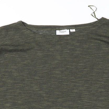 Preloved Saint Tropez Clothing Womens Green   Pullover Jumper Size S - Detail