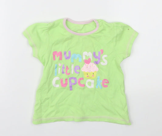 George Baby Green   Basic T-Shirt Size 12-18 Months