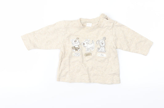 NEXT Baby Beige   Basic T-Shirt Size 0-3 Months