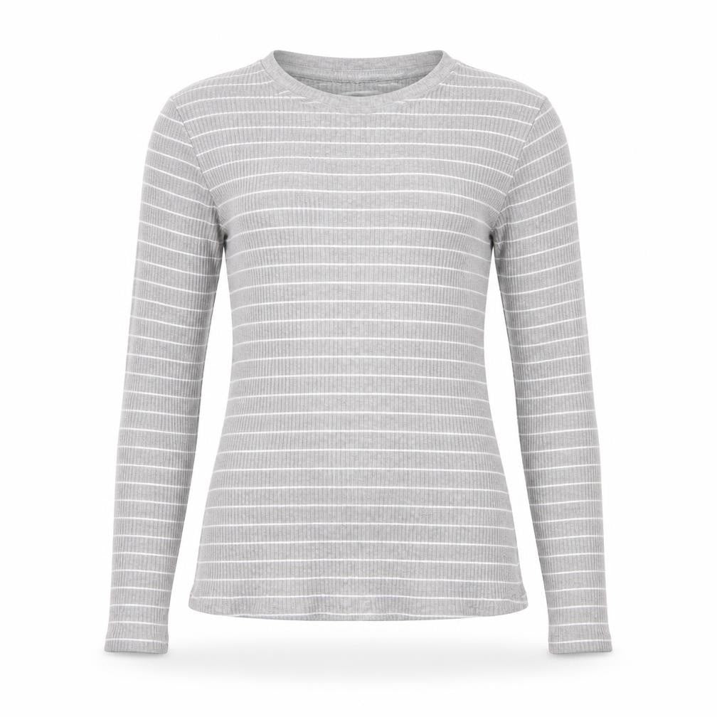 Marks & Spencer Girls Grey Striped  Pullover Jumper Size 12-13 Years