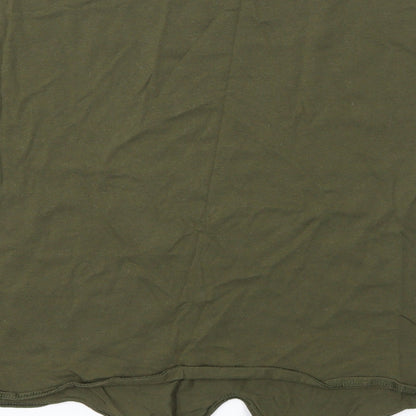 Preloved New Look Girls Green   Basic T-Shirt Size 12-13 Years - Label