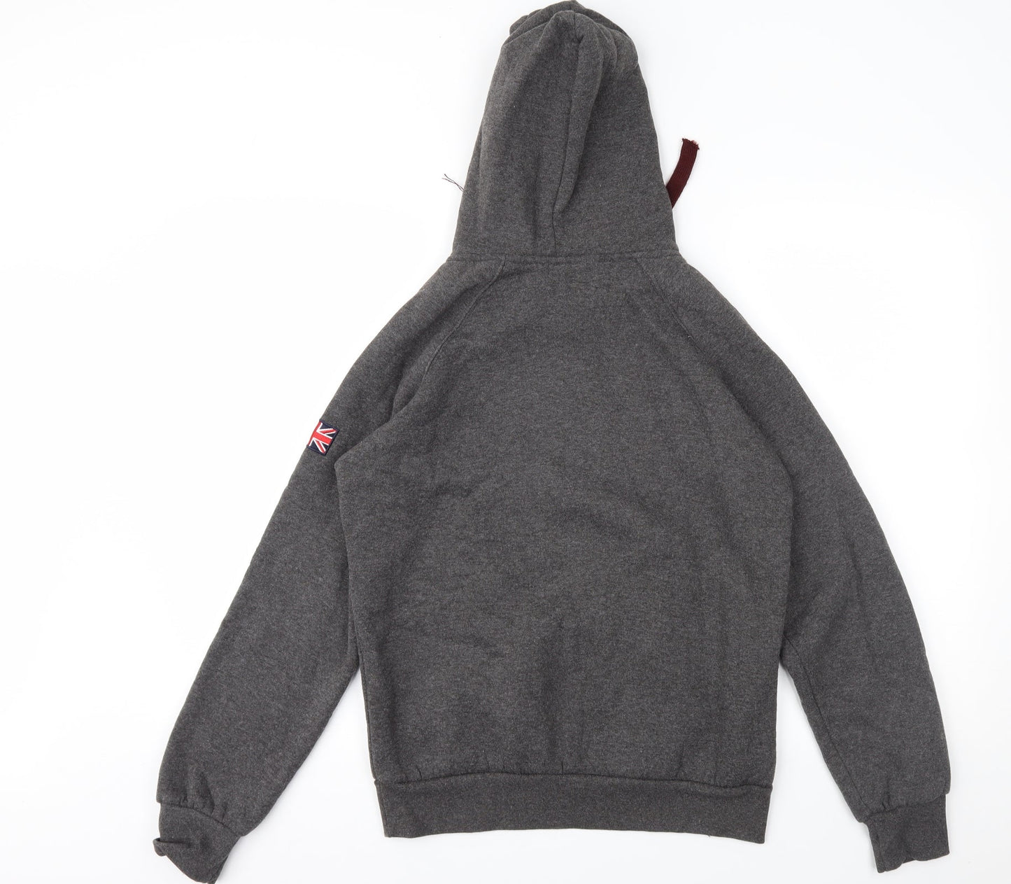 G-Crown Womens Grey Geometric  Pullover Hoodie Size M