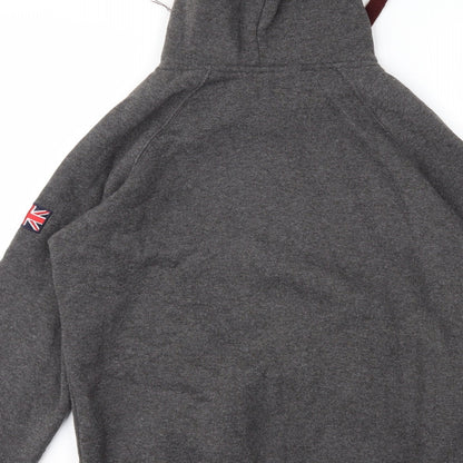 G-Crown Womens Grey Geometric  Pullover Hoodie Size M